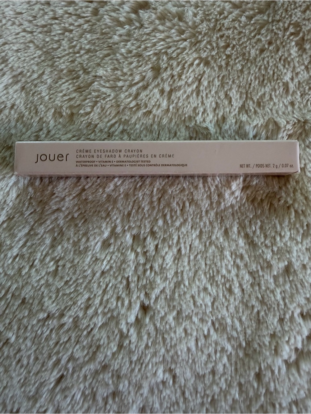 Jouer Crème Eyeshadow Crayon Rose Gold New in Box Waterproof Eye Shadow
